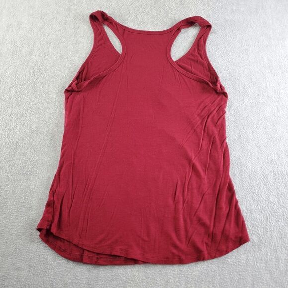 Black Matter Tank Top Womens Large Red Skull Skeleton Goth Sleeveless Scoop Neck - Picture 5 of 6